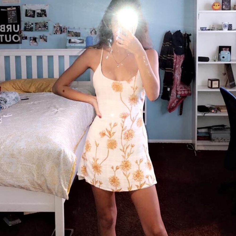 Unique floral urban outfitters sun dress